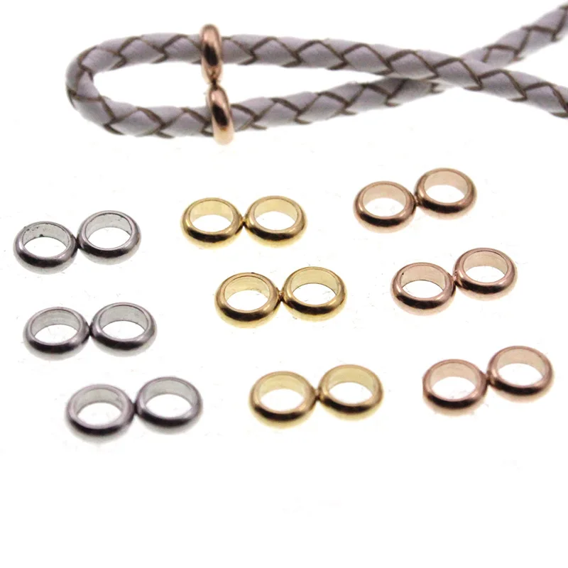 100 шт. бусины из нержавеющей стали для изготовления ювелирных изделий|Бусины| |