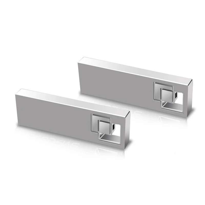Модный USB флеш-накопитель, 4 ГБ, 8 ГБ, 16 ГБ, флеш-накопитель, 16 ГБ, 32 ГБ, 64 ГБ, флеш-накопитель, металлическая карта памяти, портативный u-диск, подарок с кольцом для ключей