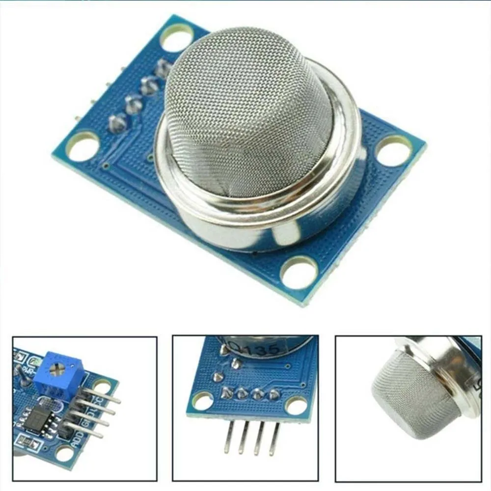 

MQ-2 MQ-3 MQ-4 MQ-5 MQ-6 MQ-7 MQ-8 MQ-9 MQ-135 Detection Smoke methane liquefied Gas Sensor Module For Arduino Starter DIY Kit