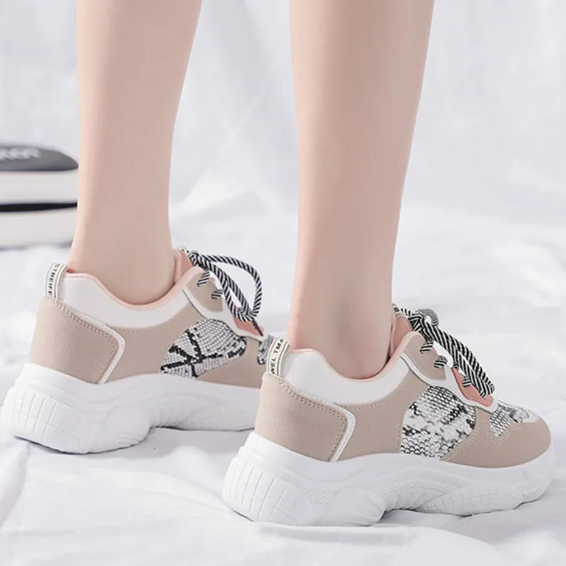 Spring Autumn Women's Running Shoes Fashion Comfortable Platform Shoes Women's Sneakers Feminino Zapatos Mujer Y1-57