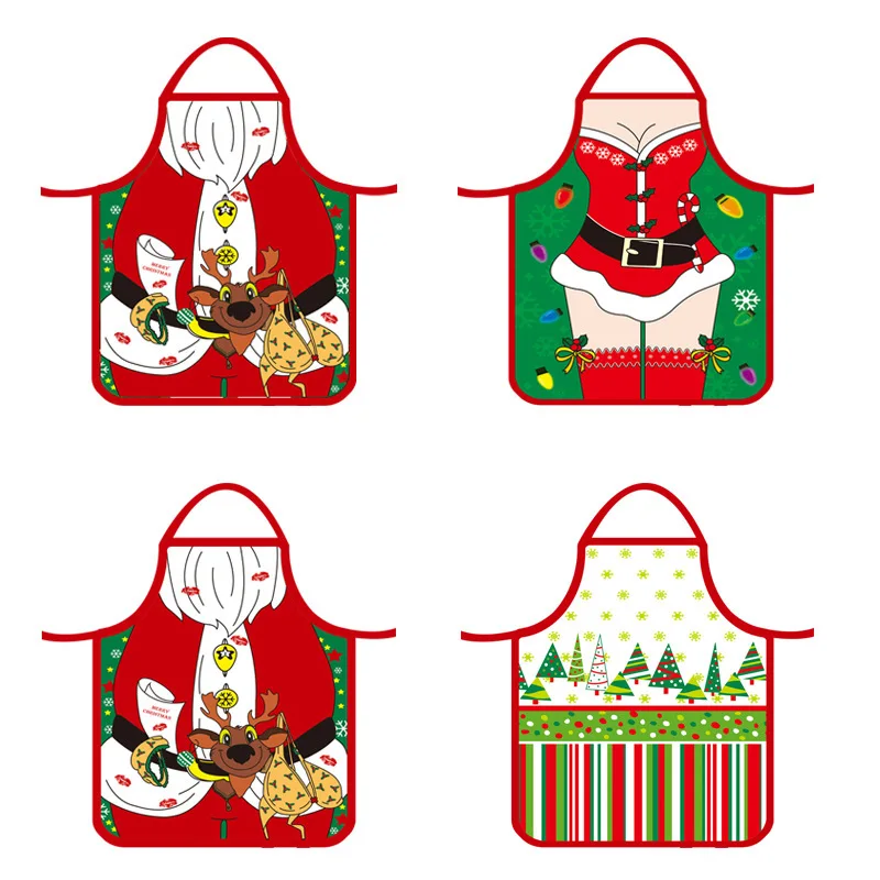 

Christmas Apron Ladies Apron Christmas Decorations for Home Xmas Decor Natal Navidad 2021 New Year Decorations 2022 Home Decor