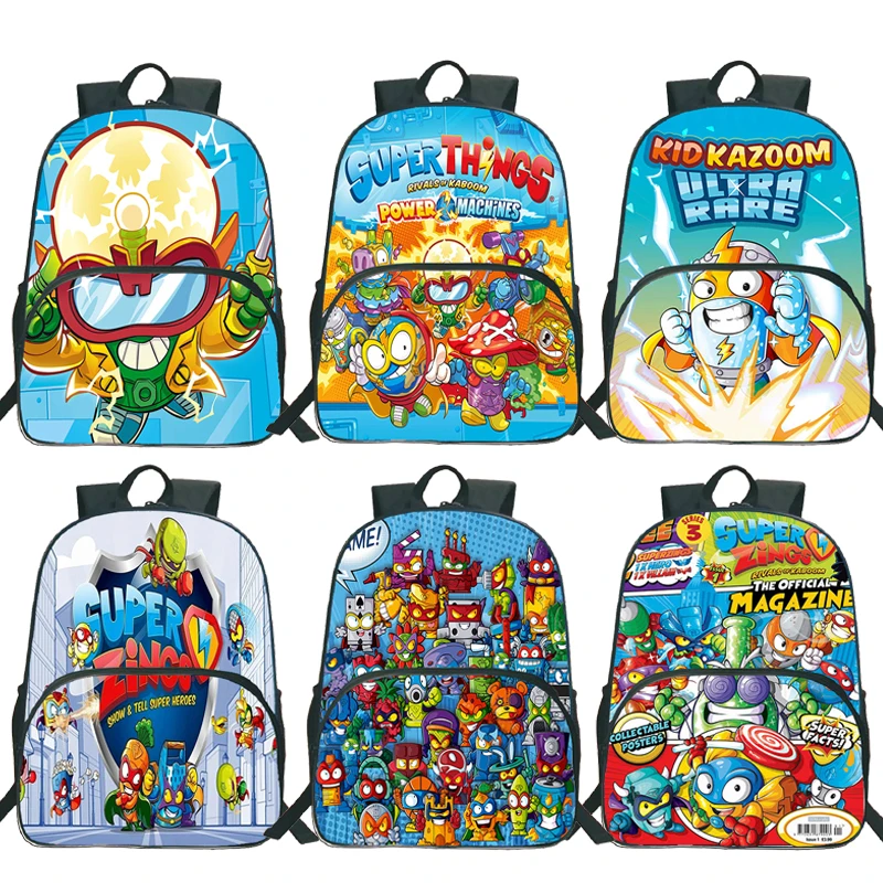 

Mochila Super Zings Backpack Kids School bag boys girls back to school Backpack daily Bags for Teenage super things backpack