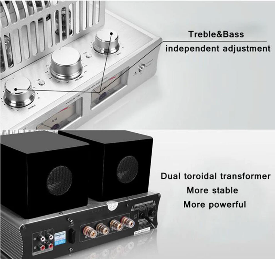 Nobsound DX-925 HiFi усилитель мощности электронный ламповый усилитель Bluetooth усилитель HiFi Гибридный одноконцевый усилитель мощности класса A