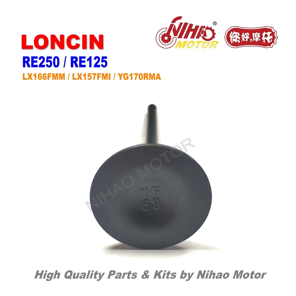 Детали двигателя LX24 LONCIN RE250 впускной клапан LX166FMM для ARORA KUBA RKS FUEGO TEKKEN 250 AXXO DAYTONA ZANELLA