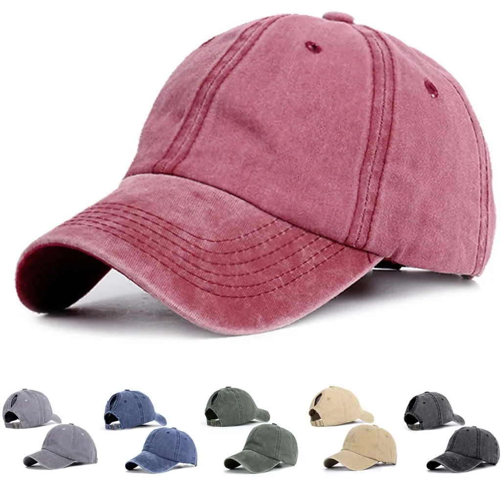 New Fashion Summer Outdoor Unisex Solid Polyster Baseball Cap Sun Hat Caps Casual Daily Accessories | Аксессуары для одежды