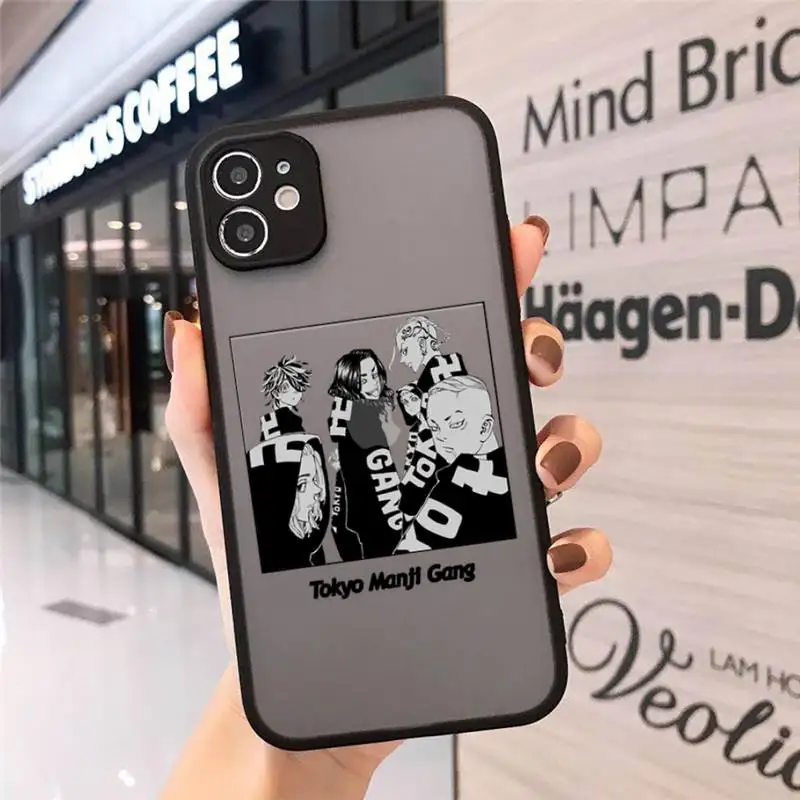 

Tokyo Revengers manjiro sano Phone Case For iphone 12 11 8 7 plus mini x xs xr pro max matte transparent cover