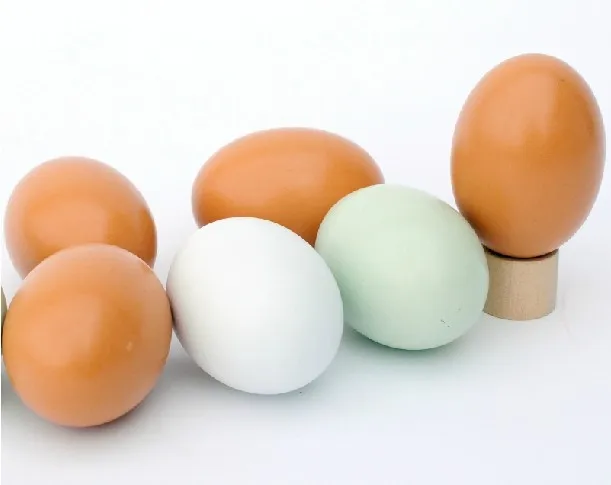 Детские деревянные игрушки сделай сам реалистичные имитационные яйца