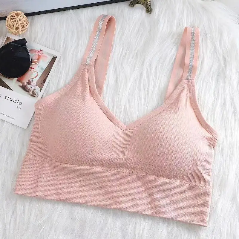 Спортивные топы-трубы женское сексуальное нижнее белье пуш-ап без рукавов