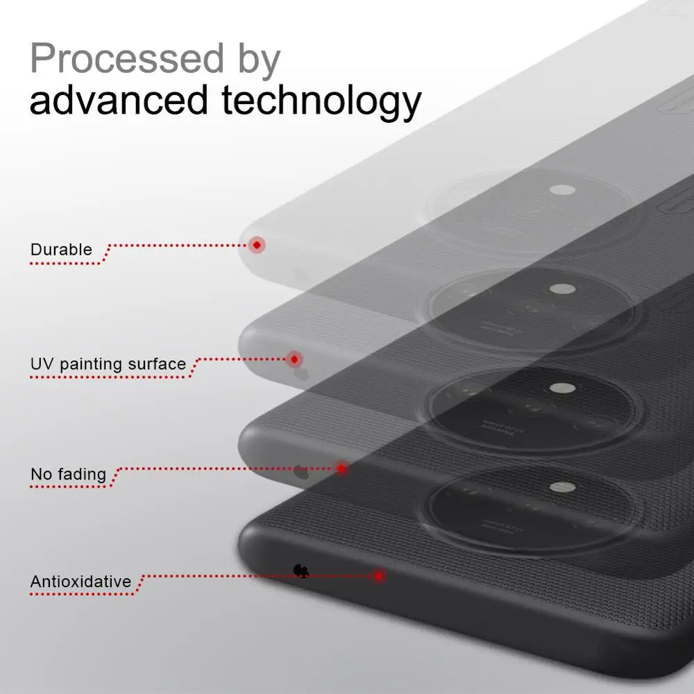 Чехол для oneplus 7 T, чехол для oneplus 7 pro, NILLKIN, суперматовый чехол, матовая задняя крышка, чехол для oneplus 7 T, Подарочный держатель