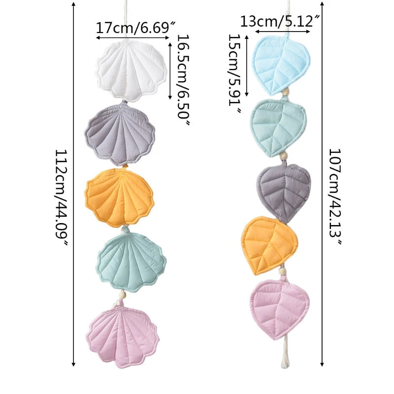 

Creative Shell/Leaves Shape Baby Crib Mosquito Net Ornament Wall Hanging Pendant Kids Children Home Decoration