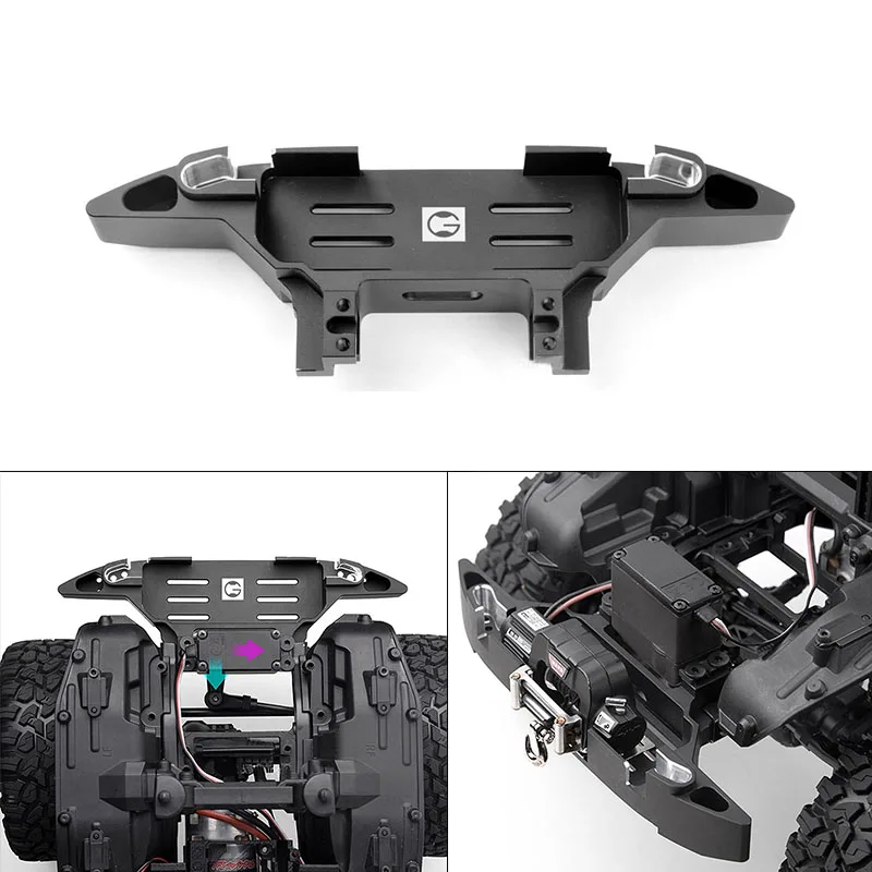 GRC CNC металлический передний бампер база для 1/10 Rc Гусеничный автомобиль Traxxas Trx4 G500
