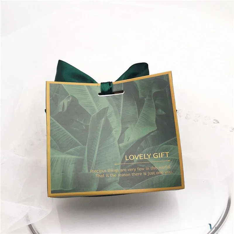 50 шт. мраморные европейские свадебные сувениры Подарочная коробка с лентой