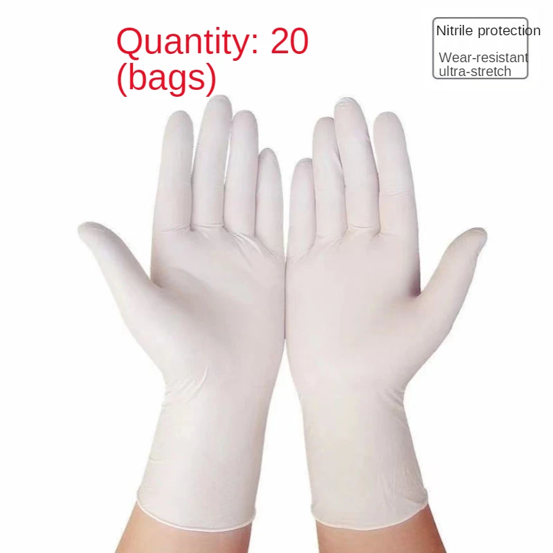 

A-grade High-Elasticity Disposable Latex Gloves Anti-Skid Labor Protection Protective Rubber Thickened Waterproof And Oil-Proof