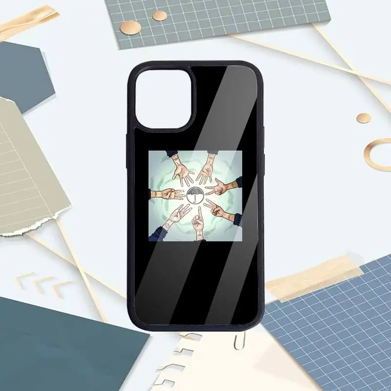 

Cartoons style The Umbrella Academy hot Phone Case PC for iPhone 11 12 pro XS MAX 8 7 6 6S Plus X 5S SE 2020 XR