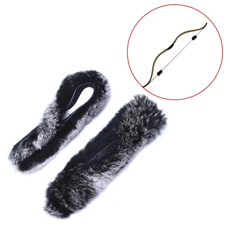 

2pcs rabbit hair shock absorber bowstring stability damper high performance archery hunting shock absorber accessories