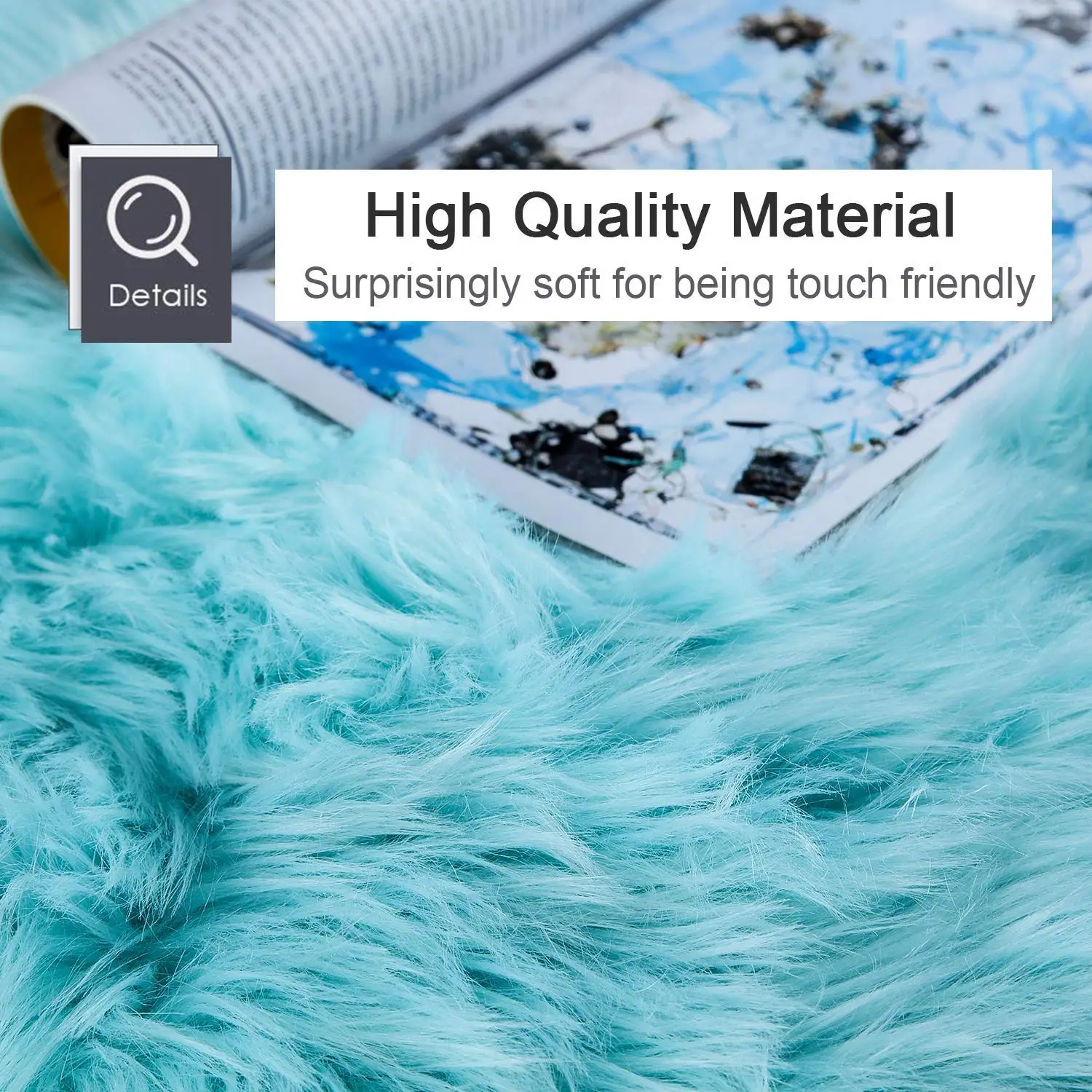 Мягкие Круглые Искусственные овчины премиум класса чехол на сиденье плюшевые