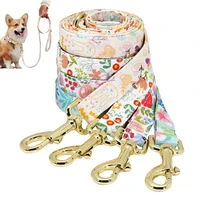 pet dog leash nylon printed dog leash soft puppy walking lead leashes rope 150cm for small medium large dogs chihuahua pitbull
