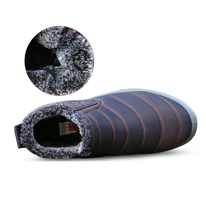 Зимние женские ботинки унисекс Модные повседневные на плоской подошве из хлопка