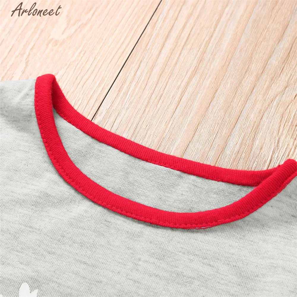 Рождественская одежда ARLONEET Детский комплект из 2 предметов Топ с длинным рукавом