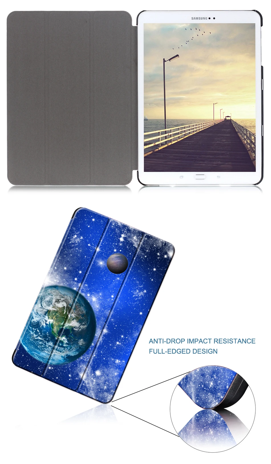 MTT чехол из искусственной кожи для samsung Galaxy Tab S2, 9,7 дюймов, трехслойный флип-чехол с подставкой, умный чехол для планшета, SM-T810, T813, T815, T819