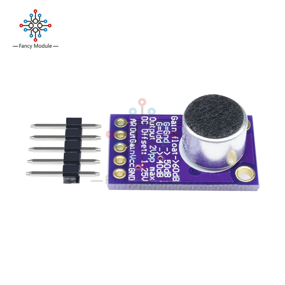 MAX9814 микрофон модуль усилителя Динамик Аудио Звуковая карта авто усиления