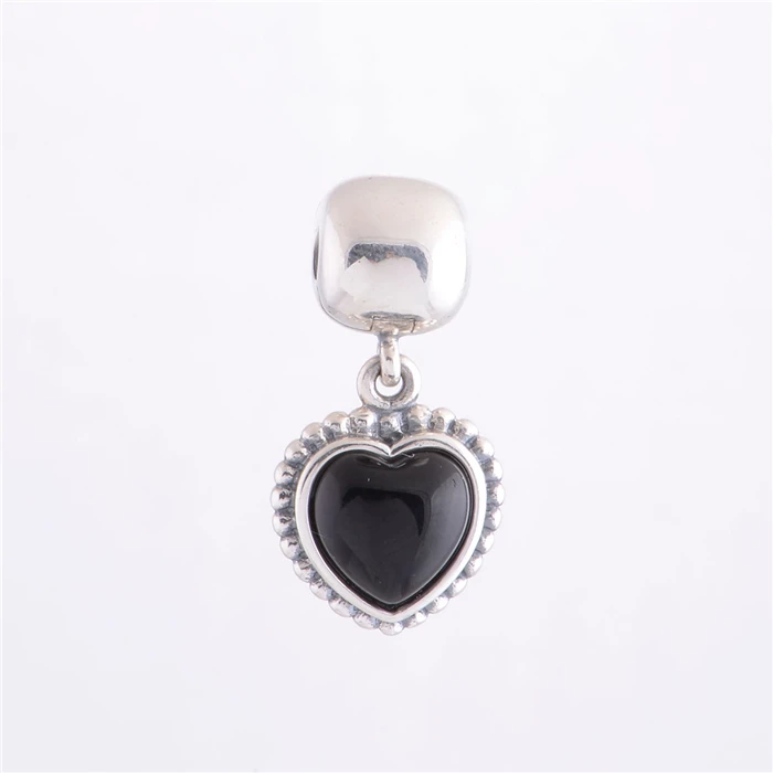 100% 925 зажимы в форме сердца застежки подвески ювелирные изделия из стерлингового