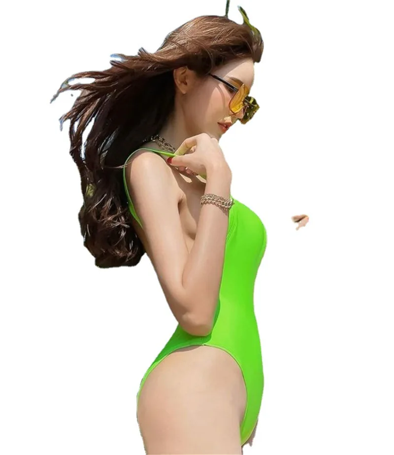 

Women Swimwear 2021 Swimsuit One Piece Cover Briefs Sports Swim Suit Big Backless Hot Print Polyester Sierra Surfer Bathing For