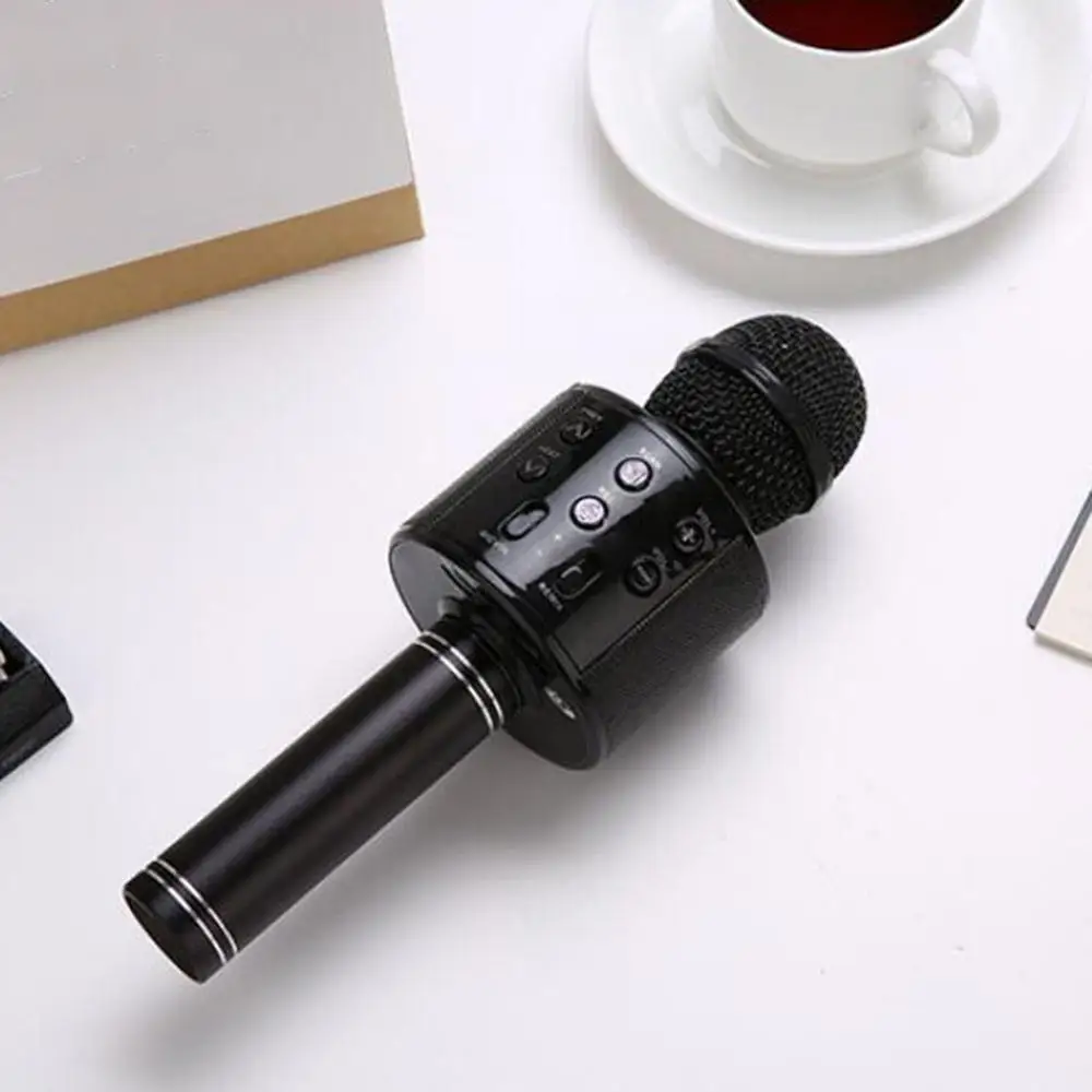 Профессиональный Bluetooth беспроводной микрофон динамик ручной микрофон караоке микрофон музыкальный плеер для вокала, с рекордером KTV микрофон