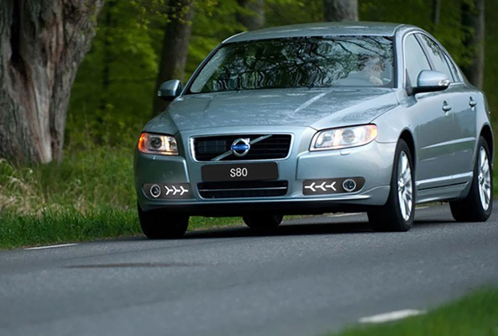 СВЕТОДИОДНЫЙ DRL Вождения LED противотуманная фара для грузовика Volvo S80 2006 2007 2008 2009