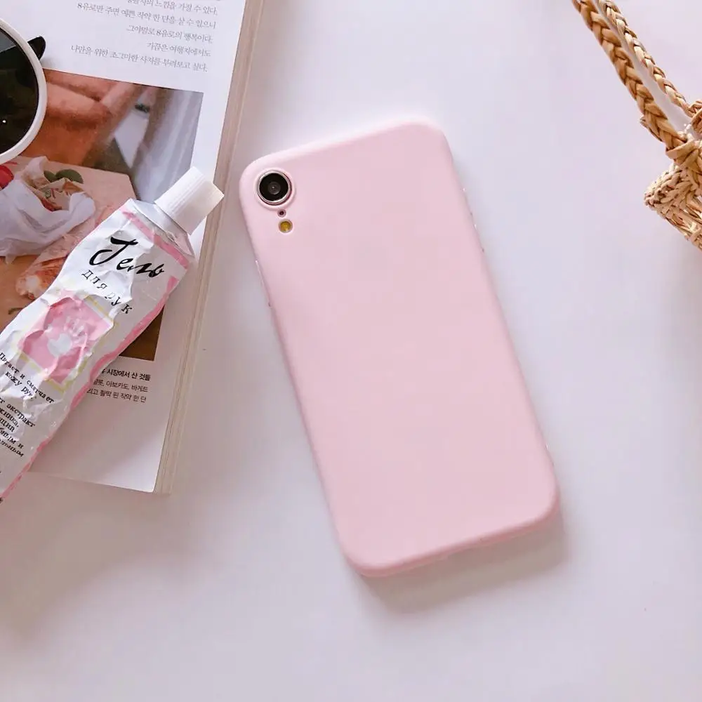 Matte Case For Redmi 4X 5 5A 6 6A 7 GO Pro A2 Lite S2 Y2 Plus Note4 K20 9T 7A 8 Soft Candy Color |