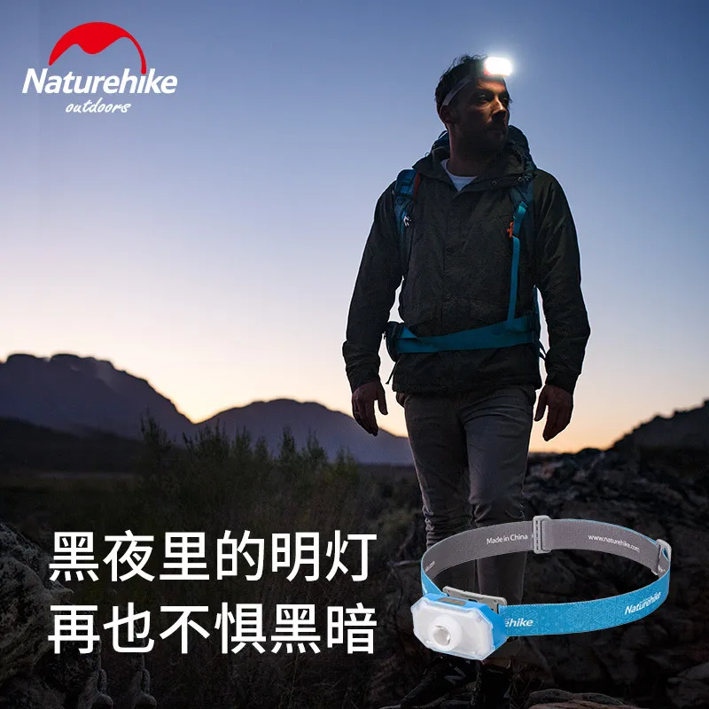 Налобный фонарь Naturehike светодиодный на 7-90 часов 4 режима | Спорт и развлечения