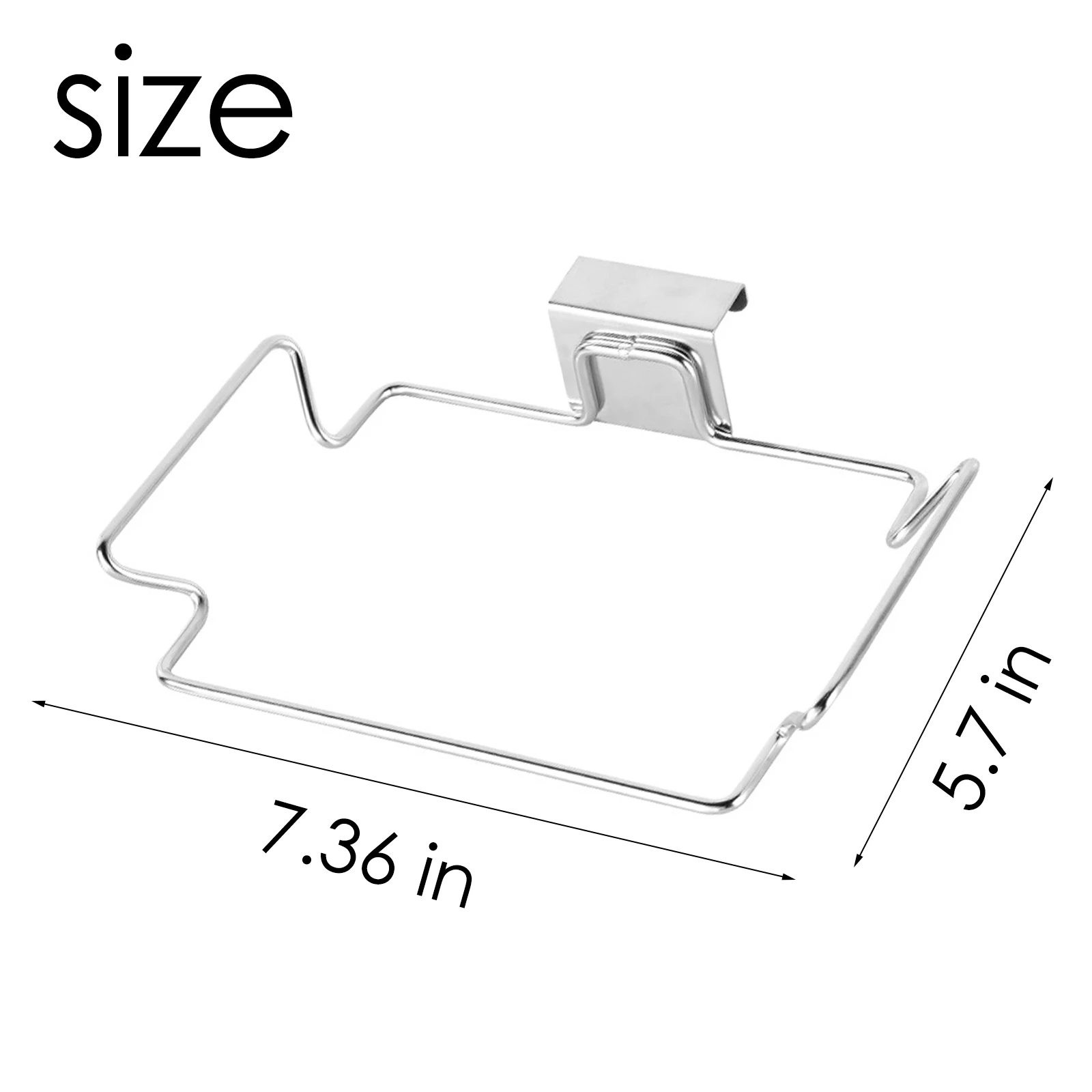 Держатель для мусорных пакетов из нержавеющей стали | Дом и сад