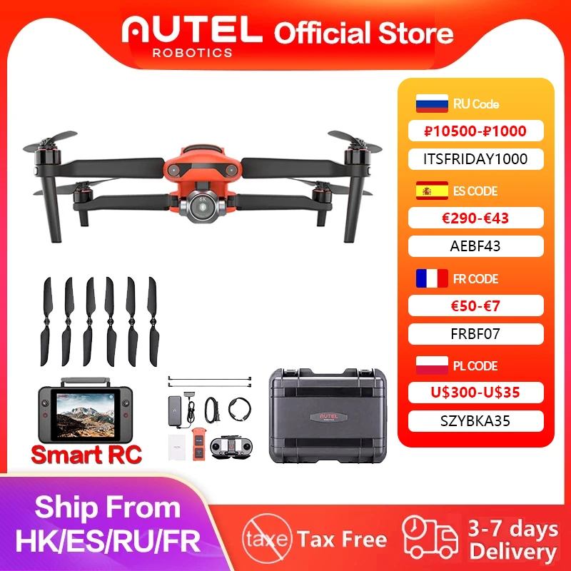 New Original Autel Robotics EVO II Pro Camera Drone Quadcopter 6K Ultra HD Video 1” CMOS RC Set Remote Control | Электроника
