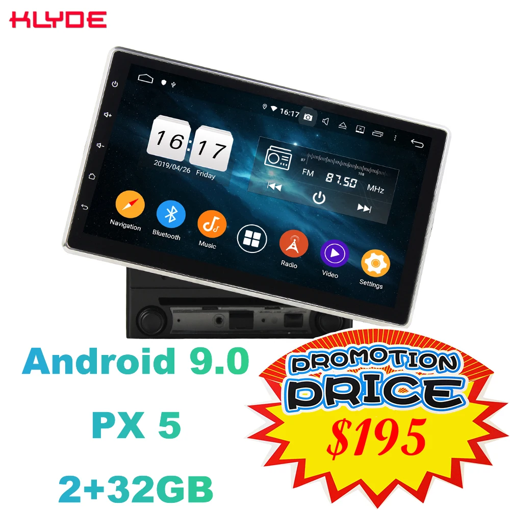 Klyde Лидер продаж автомобильный dvd-видео плеер на android для универсальной машины