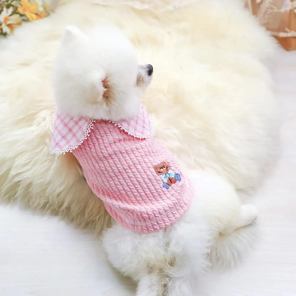 

Cute Pet Cloth Reusable Well-design Polyester Puppy Dog Cats Dresses