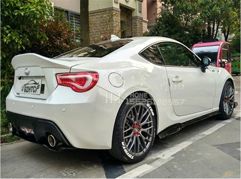 Высокое качество углеродного волокна и ABS заднее крыло багажника спойлер для Subaru BRZ/Toyota GT86 GT 86 2012- ноги Стиль