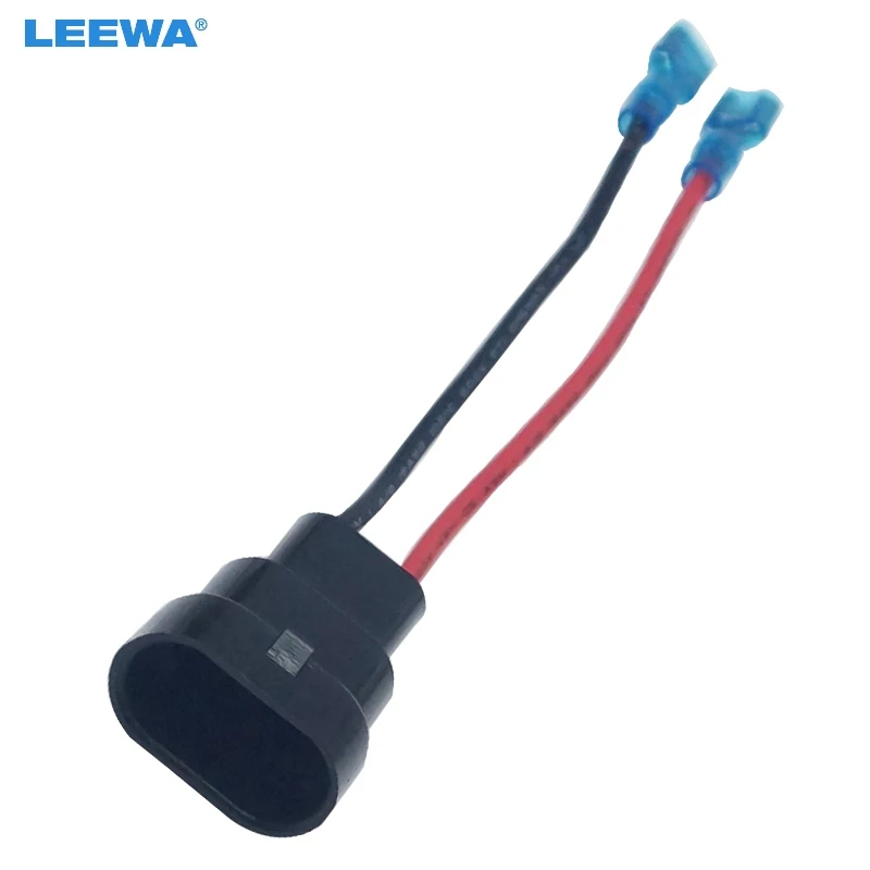 

FEELDO 10pcs Car HID/LED Lamp Bulb Socket 9005-11/9006-11 To 6.3 Terminal Connector Plug Automotive Wiring Cable Adapter #CA6133
