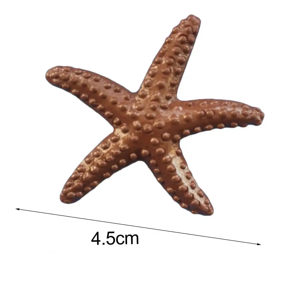 

Mediterranean Style Eco-friendly Plastic Beach Coastal Simulation Starfish DIY Craft Ornament Home Fish Tank Wall Decoration
