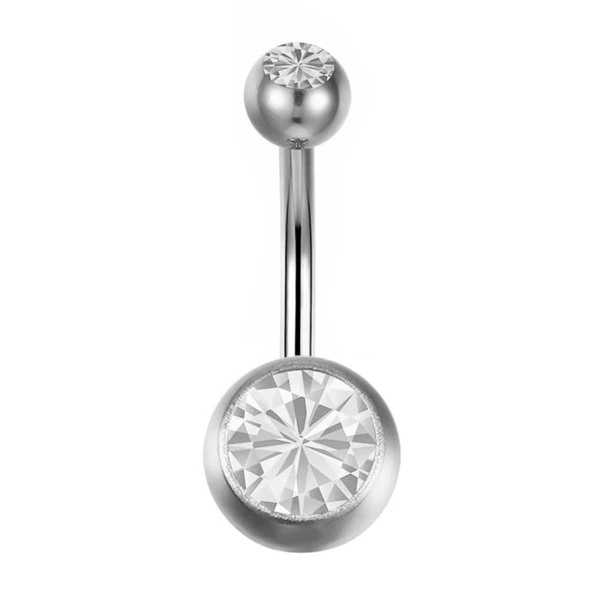 1 шт. кольцо для пирсинга живота из нержавеющей стали |