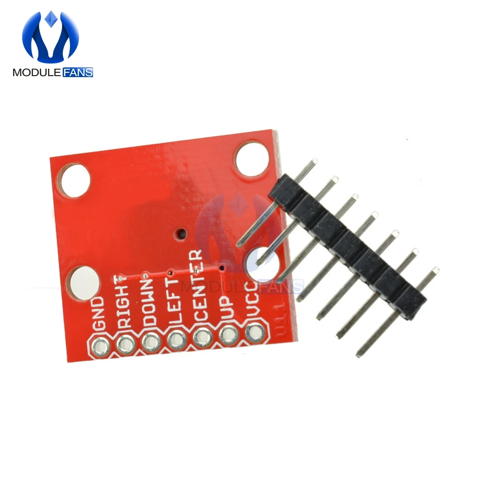 Tactile Switch Dev Breakout Controller Module Converter Adapter Control Board for Arduino Pull Up Resistor 5 Channel Way on.Aдаптер управления модулем контроллера разрыва тактильного переключателя с выходным резистором 5-канального пути для Arduino.