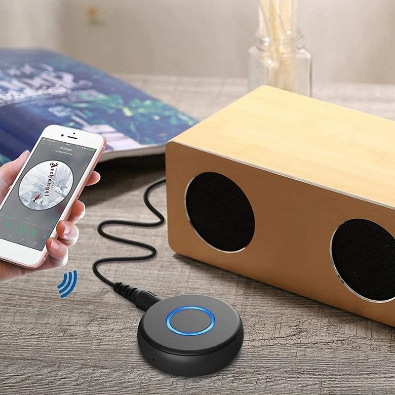 Автомобильный аудиоприемник Bluetooth беспроводной аудиоадаптер с RCA AUX 3 5 мм для