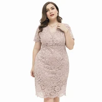 2021 new woman dress spring and summer plus size womens clothing elegant oversizes sexy dress slim lace dresses for women party
