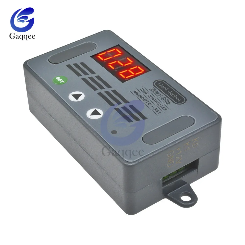 Цифровой регулятор температуры постоянного тока 12 В светодиодный термостат