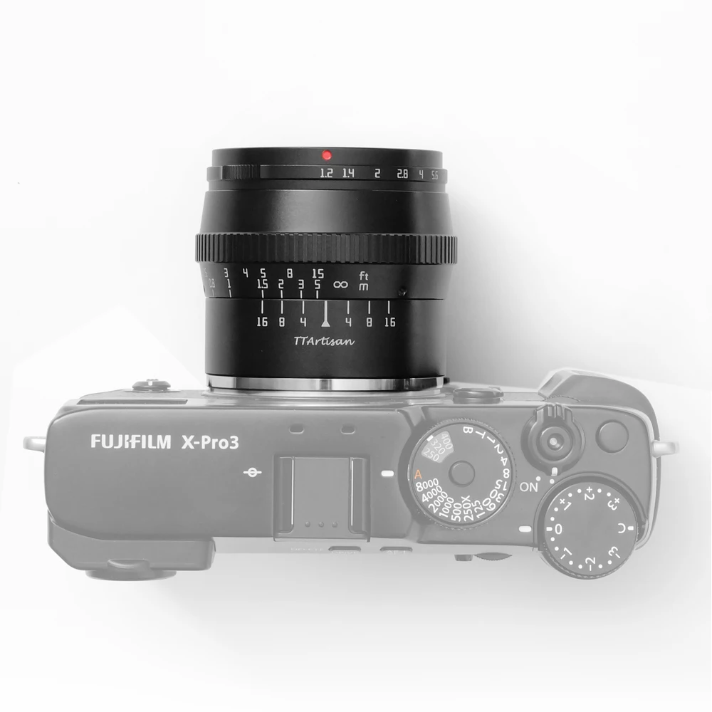 TTArtisan 50 мм F1.2 Камера объектив с фиксированным фокусным расстоянием для Canon M