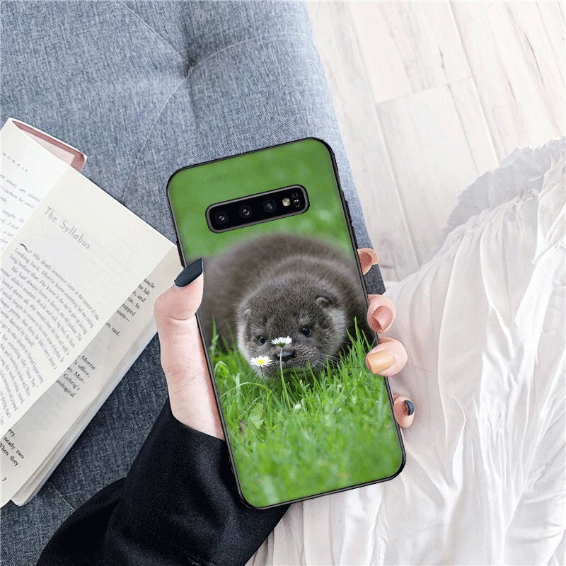 Животное выдра чехол для телефона Samsung Galaxy A10S A20 A20S A20E A30S A40 A40S A50 A50S A60 A70 A70S M10 M20 M30
