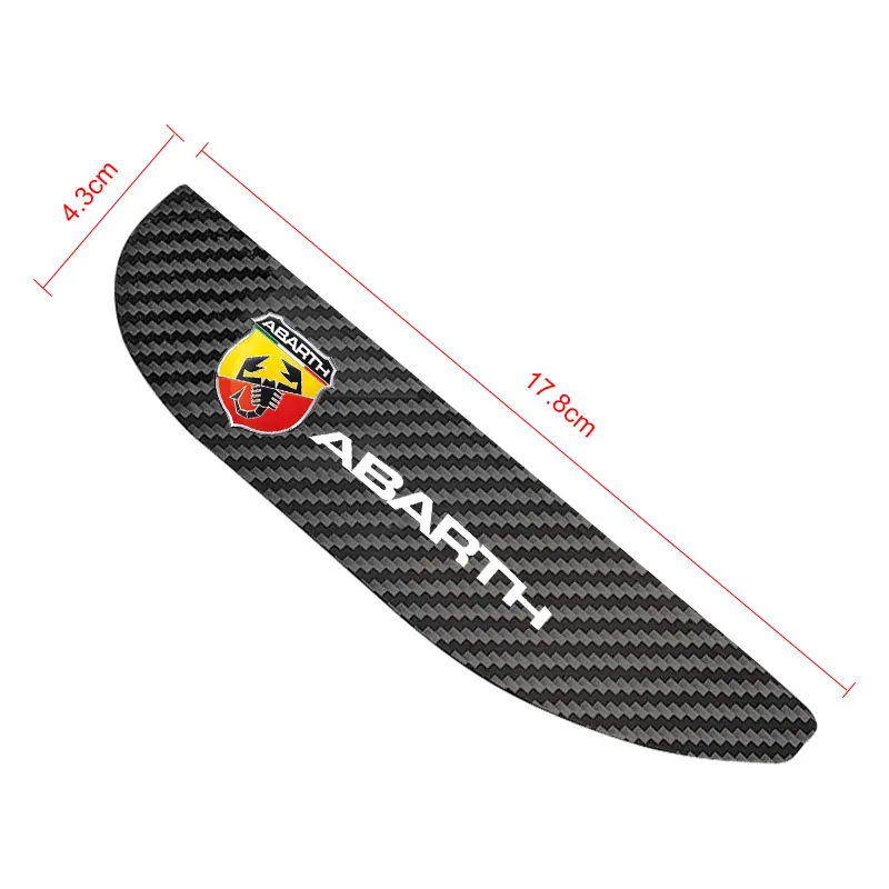 Автомобильная наклейка для зеркала заднего вида из углеродного волокна 2 шт. Cadillac