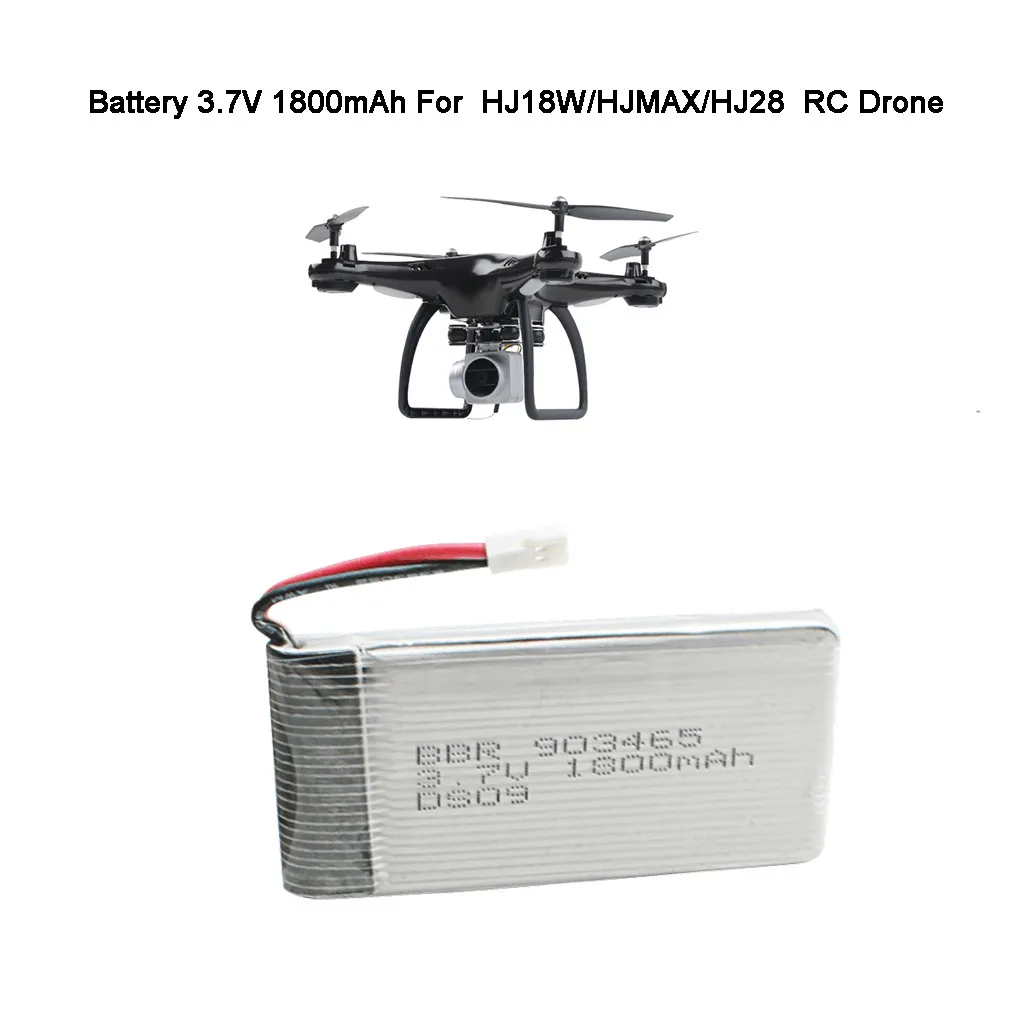 Обновленная запасная батарея Li po 3 7 V 1800mAh для HJ18W/HJMAX/HJ28 RC Drone Аксессуары