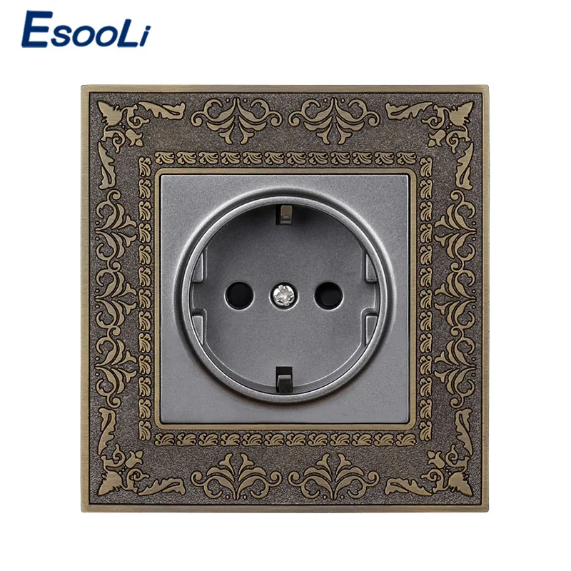 Евророзетка электрическая Esooli 16 А 110 250 в перем. Тока|Электрические розетки| |