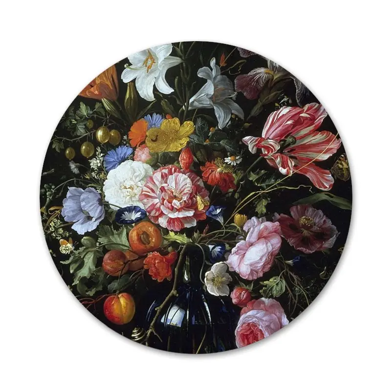 

stilleven met bloemen Badge Brooch Pin Accessories For Clothes Backpack Decoration gift