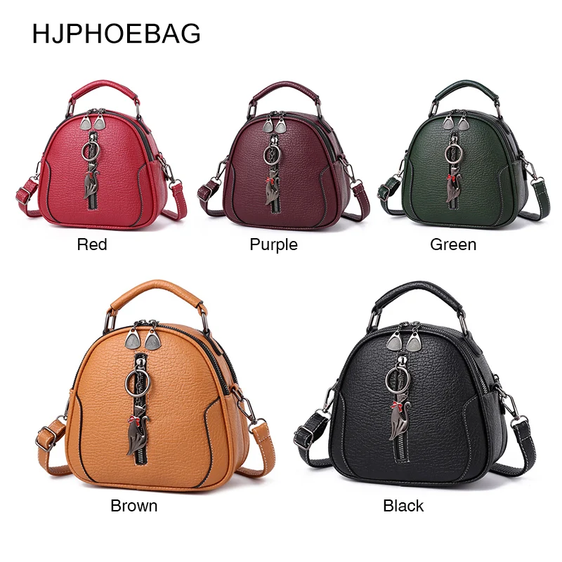 Модная однотонная женская сумка-ракушка HJPHOEBAG сумка-мессенджер винтажная